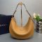 Prada 1BC212 Large Shoulder Bag in Leather Brown