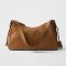 Prada 1BC229 Aimee Medium Shoulder Bag in Leather Brown