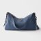 Prada 1BC231 Aimee Large Shoulder Bag in Nubuck Leather Blue
