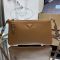 Prada 1BC238 Pouch in Leather Brown