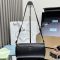 Prada 1BC239 Pouch in Leather Black