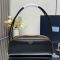 Prada 1BC249 Swing Small Shoulder Bag in Leather Black