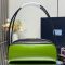 Prada 1BC249 Swing Small Shoulder Bag in Leather Green