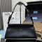 Prada 1BC262 Enchaine Medium Bag in Leather Black