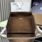 Prada 1BC263 Enchaine Mini Bag in Suede Brown