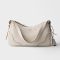 Prada 1BC280 Aimee Large Shoulder Bag in Leather White