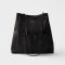 Prada 1BC293 Route Large Tote Bag in Leather Black