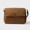 Prada 1BD256 Traveller Large Shoulder Bag in Padded Re-Nylon Brown