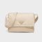 Prada 1BD313 Traveller Small Shoulder Bag in Padded Re-Nylon Beige