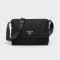Prada 1BD313 Traveller Small Shoulder Bag in Padded Re-Nylon Black