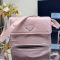Prada 1BD313 Traveller Small Shoulder Bag in Padded Re-Nylon Pink