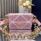 Prada 1BD329 Mini Bag in Satin with Crystals Pink