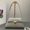 Prada 1BD343 Medium Handbag in Brushed Leather Grey