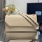 Prada 1BD371 Doux Medium Shoulder Bag in Leather Apricot