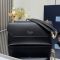 Prada 1BD371 Doux Medium Shoulder Bag in Leather Black