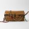 Prada 1BD378 Soft Sound Large Shoulder Bag in Leather with Charms Brown