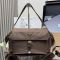 Prada 1BD391 Explore Large Shoulder Bag with Flap in Re-Nylon Taupe