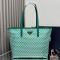 Prada 1BD552 Tessuto Triangulum Tote Bag in Re-Nylon Green