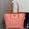 Prada 1BD552 Tessuto Triangulum Tote Bag in Re-Nylon Pink