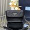 Prada 1BD619 Vintage Shoulder Bag in Quilted Re-Nylon Black