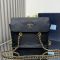 Prada 1BD622 Vintage Shoulder Bag in Quilted Re-Nylon Black