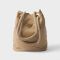 Prada 1BE082 Mariner Small Bucket Bag in Re-Nylon Beige
