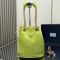 Prada 1BE082 Mariner Small Bucket Bag in Re-Nylon Green