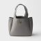 Prada 1BG335 Liaison Small Handbag in Leather Grey