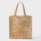 Prada 1BG393 Crochet Tote Bag in Raffia Beige