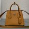 Prada 1BG443 Double Small Bag in Grained Leather Brown