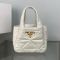 Prada 1BG451 Mini Tote Bag in Nappa Leather White