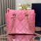 Prada 1BG468 Re-Edition 1995 Chaine Small Tote Bag in Re-Nylon Pink