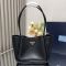 Prada 1BG539 Tote Bag in Leather Black
