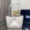 Prada 1BG539 Tote Bag in Leather White