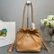Prada 1BG541 Shoulder Bag in Nappa Leather Brown