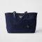 Prada 1BG555 Re-Edition 1978 Medium Tote Bag in Re-Nylon and Saffiano Leather Navy Blue