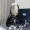 Prada 1BG563 Medium Tote Bag in Leather Black