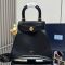 Prada 1BG567 Carey Medium Bag in Leather Black