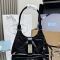 Prada 1BG580 Small Tote Bag in Leather Black