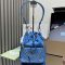 Prada 1BH038 Re-Edition 1995 Chaine Bucket Bag in Re-Nylon Blue