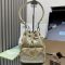 Prada 1BH038 Re-Edition 1995 Chaine Bucket Bag in Re-Nylon Khaki
