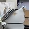 Prada 1BH193 Shoulder Bag in Leather White