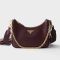 Prada 1BH204 Re-Edition 2005 Bag in Saffiano Leather Burgundy