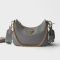 Prada 1BH204 Re-Edition 2005 Bag in Saffiano Leather Grey