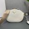 Prada 1BH212 Mini Shoulder Bag in Leather White