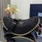 Prada 1BH222 Demi-Lune Shoulder Bag in Re-Nylon Black
