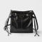 Prada 1BH229 Bonnie Mini Shoulder Bag in Leather Black