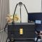 Prada 1BN023 Soft Sound Medium Shoulder Bag in Leather Black
