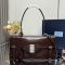 Prada 1BN026 Medium Handbag in Leather Coffee