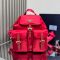 Prada 1BZ677 Re-Edition 1978 Small Backpack in Re-Nylon Red
